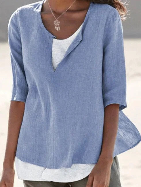 Damen Bluse | mehrlagige Ausführung und gleichmäßige Linienführung