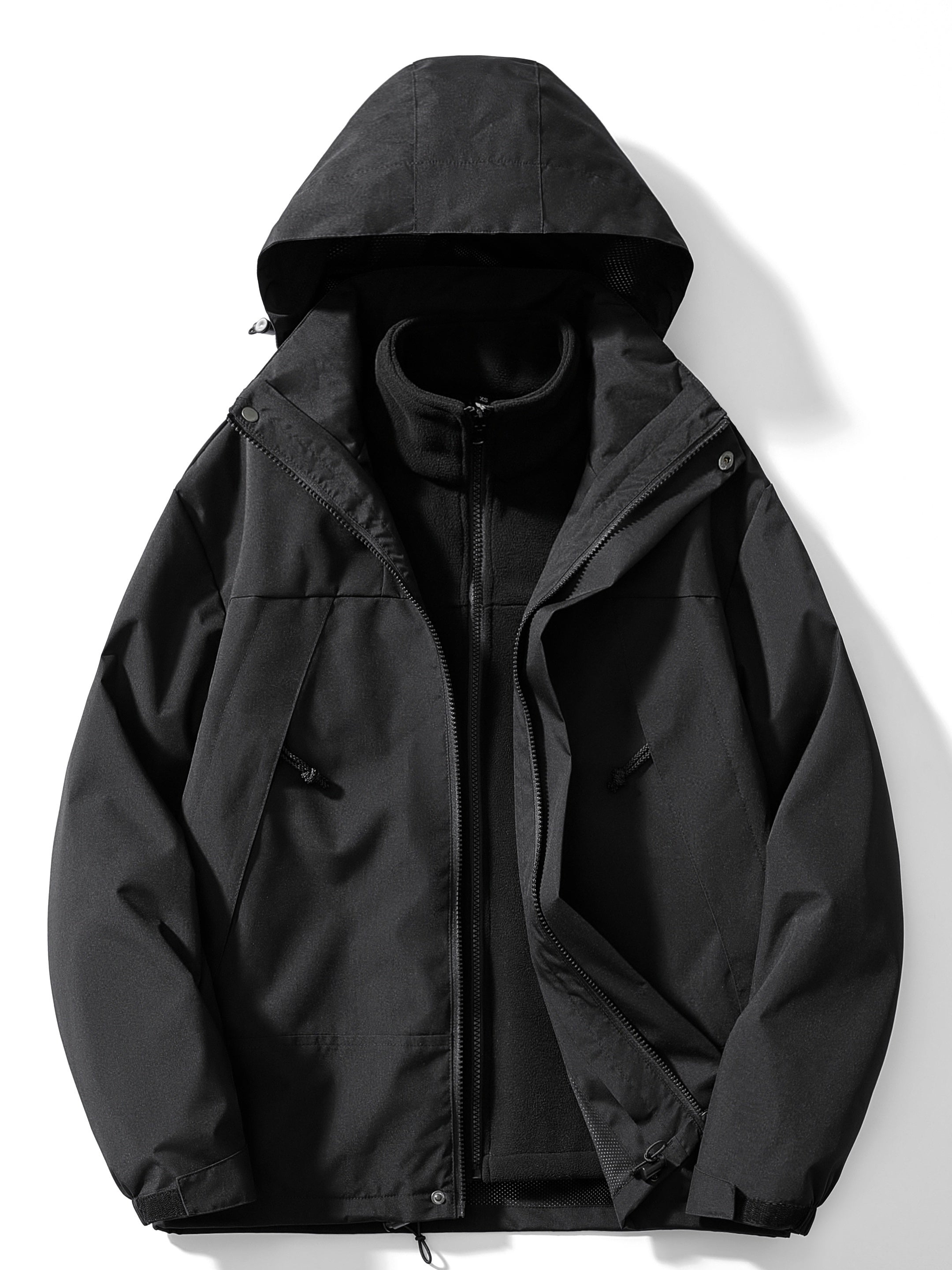 Herren-Winterjacke mit kapuzendesign | 3-in-1-Ausführung