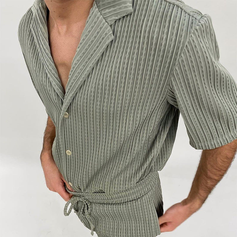 Freizeitset Herren | Zweiteilig mit Oberteil und Shorts