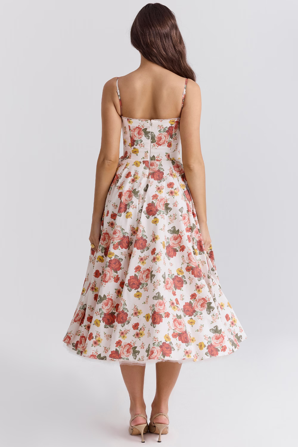 Damenkleid | A-Linie Rock und Korsettoberteil