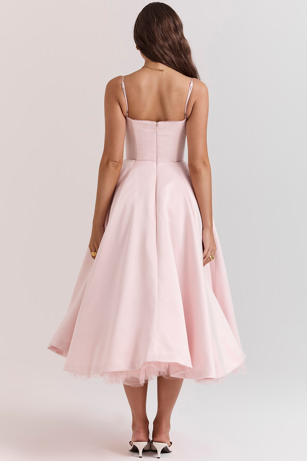 Damenkleid | A-Linie Rock und Korsettoberteil