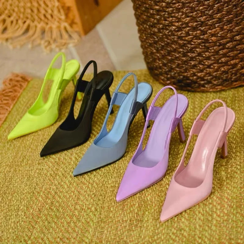 Damen Pumps | Slingback mit spitzer Zehenform