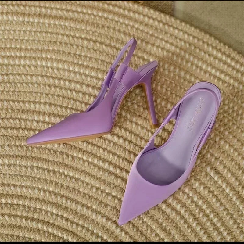 Damen Pumps | Slingback mit spitzer Zehenform