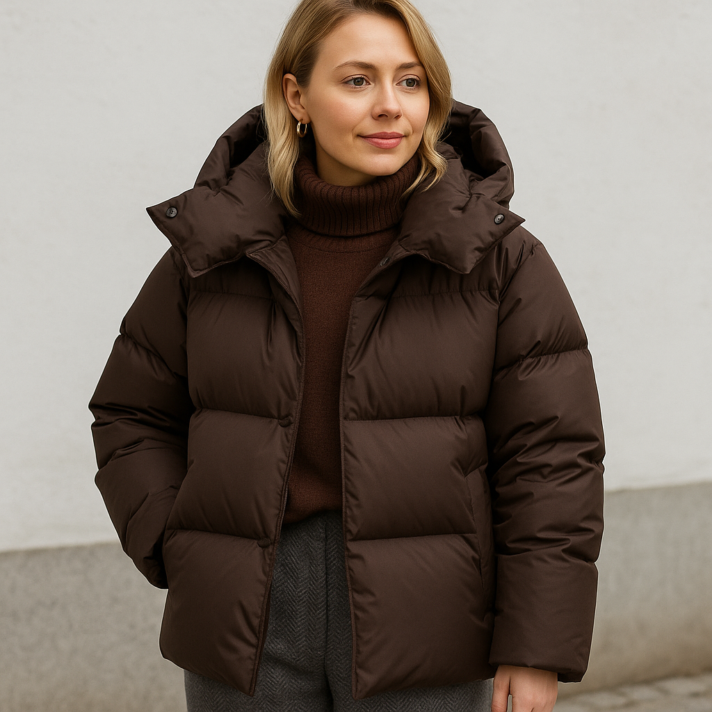 Damen Wintermantel | Gepolsterte Ausführung mit klarer Form
