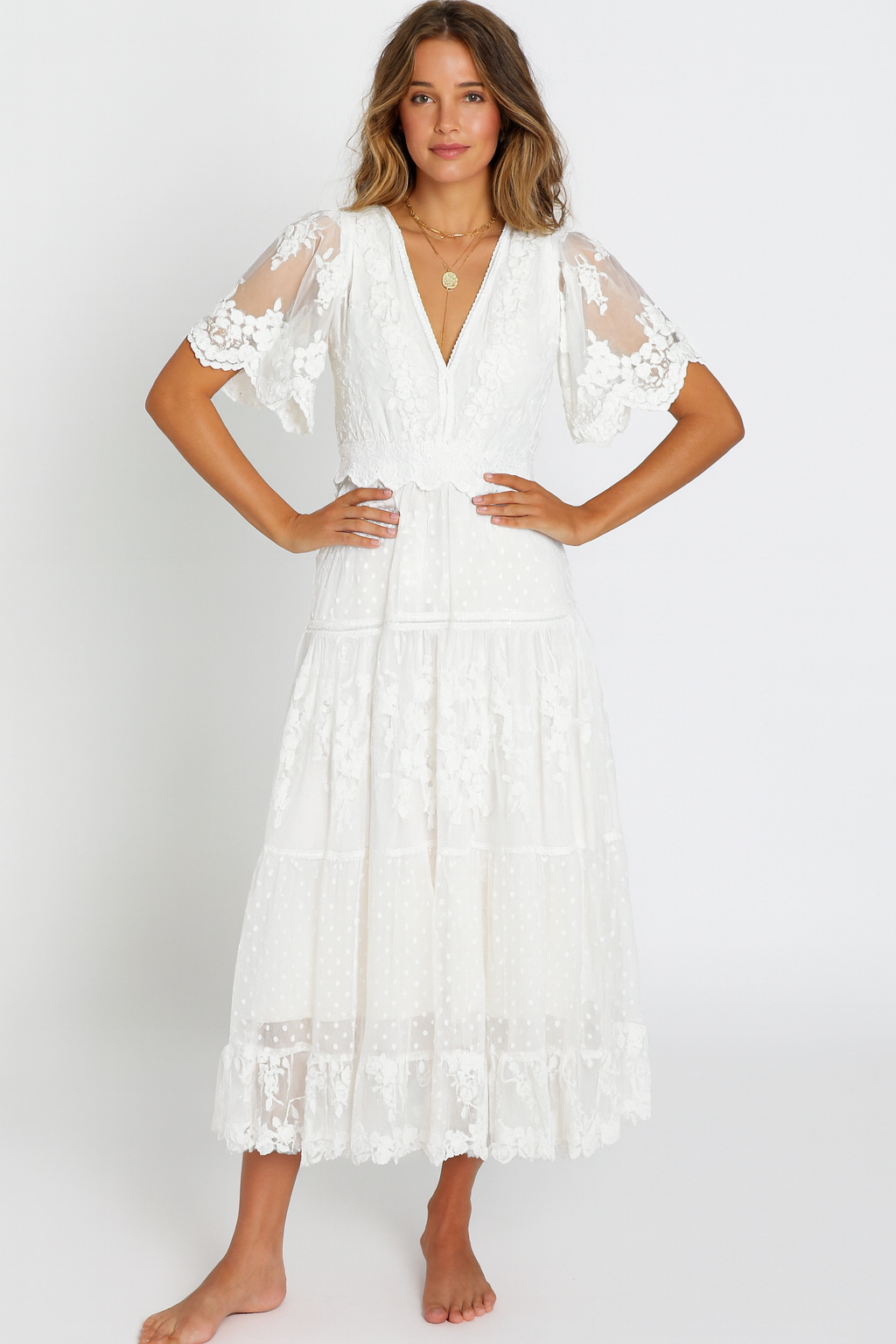 Women Maxi Dress | Pleated Sequin Design