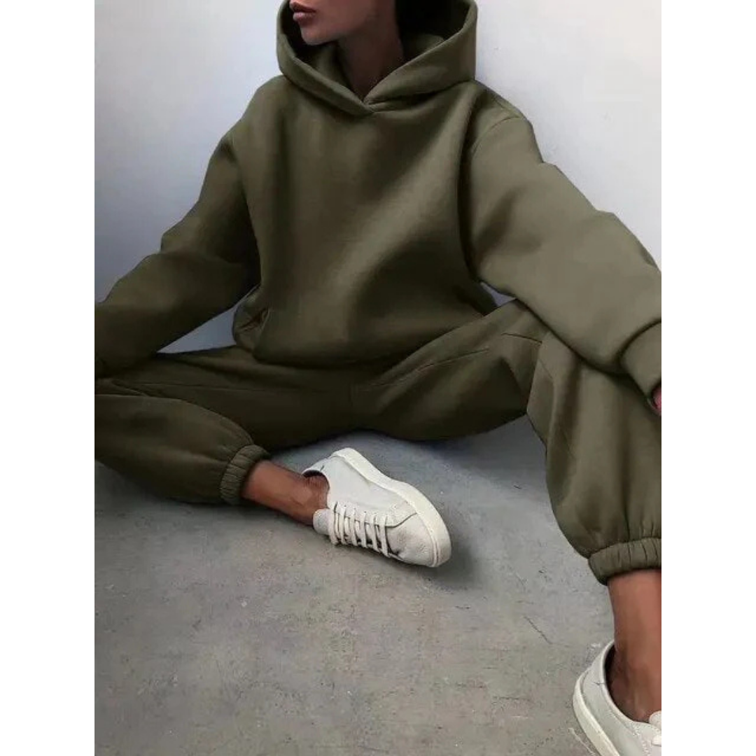 Damen Trainingsset | Zweiteiliges Oversize-Set Lässig