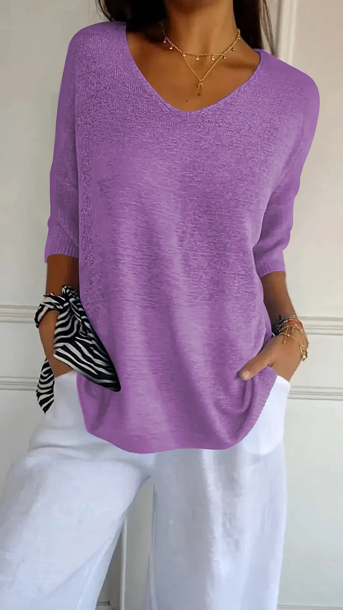 Women Top | V-Neck Relaxed Fit