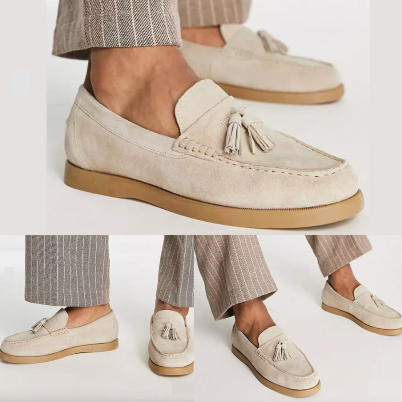 Herren-Loafer mit Klassischer Form | ohne Verschluss