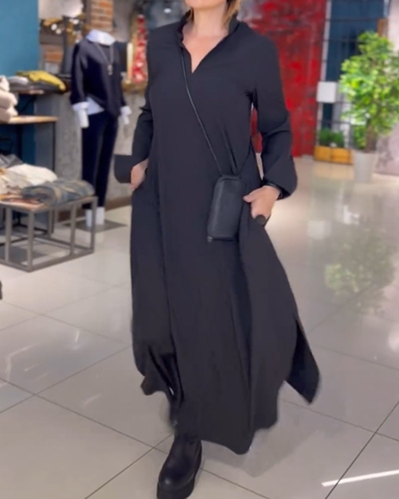 Damenkleid | Lange Ausführung mit gerader Linienführung