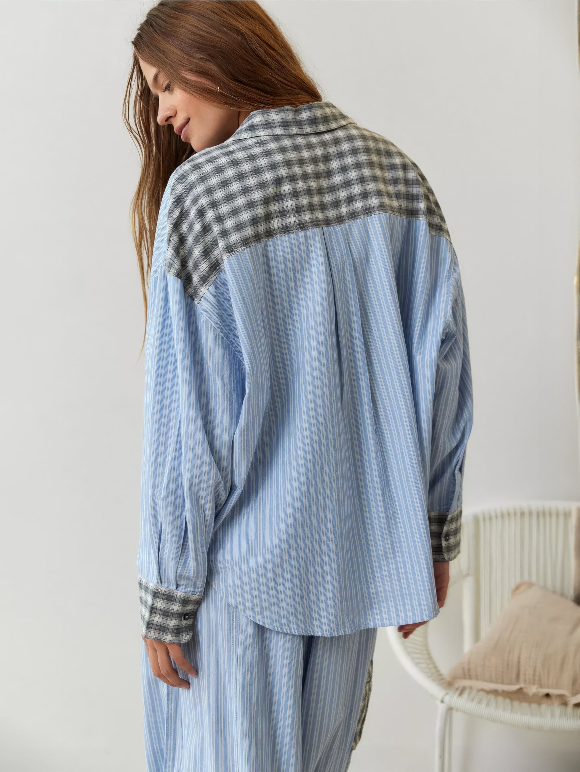 Damen Schlafset | Zweiteilige Ausführung mit ruhiger Schnittform