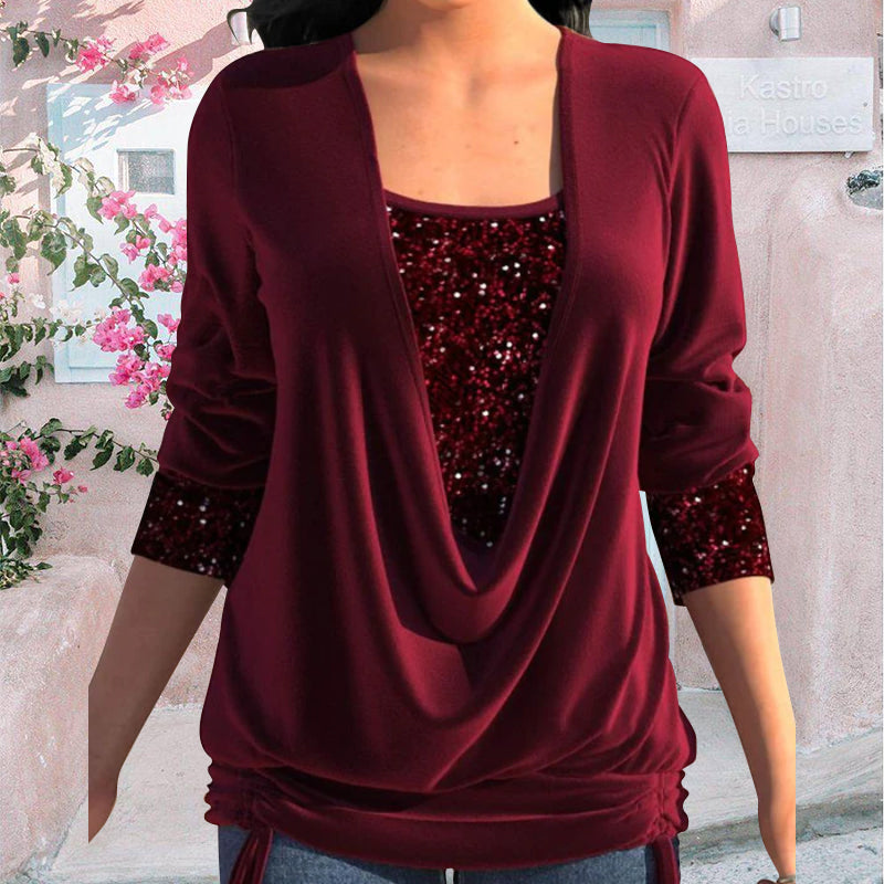 Damen Bluse | mit strukturierter Oberfläche
