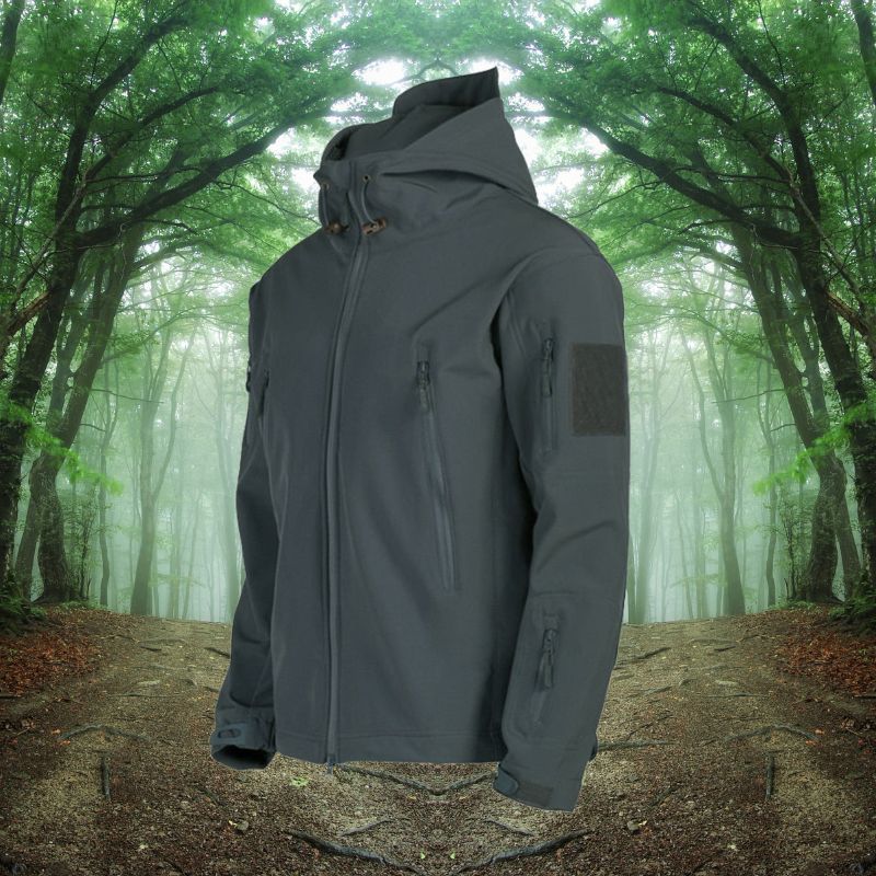 Herren Outdoor Jacke | wasserdichte Ausführung mit gerader Form