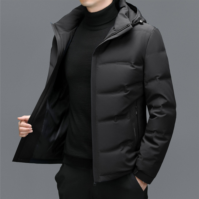 Herren-Winterjacke mit gepolsterter Ausführung | gleichmäßiger Aufbau