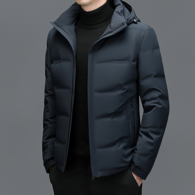 Herren-Winterjacke mit gepolsterter Ausführung | gleichmäßiger Aufbau