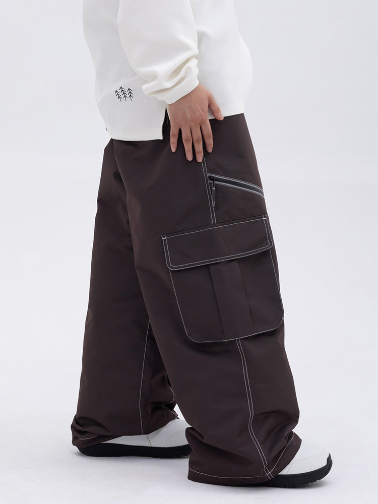 Damen Hose | Oversize Baggy Beinform mit Cargotaschen