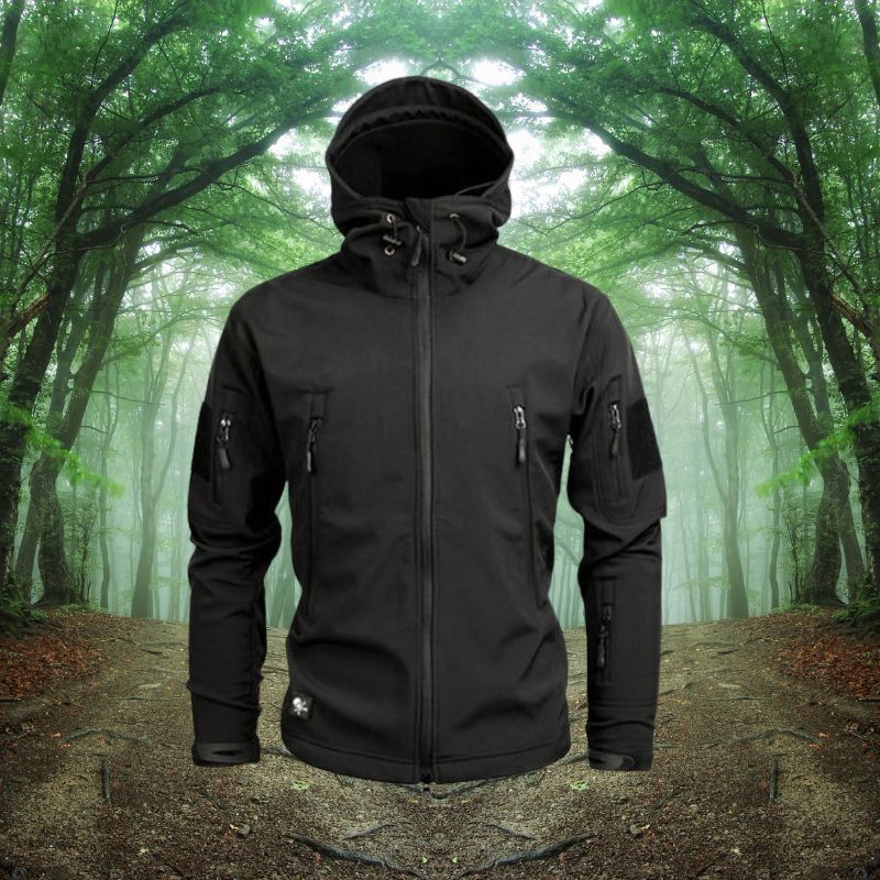 Jacke Herren | Wasserdichter Schnitt mit Kapuze