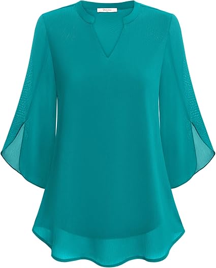 Women Blouse | Three Quarter Sleeve Relaxed Fit Design