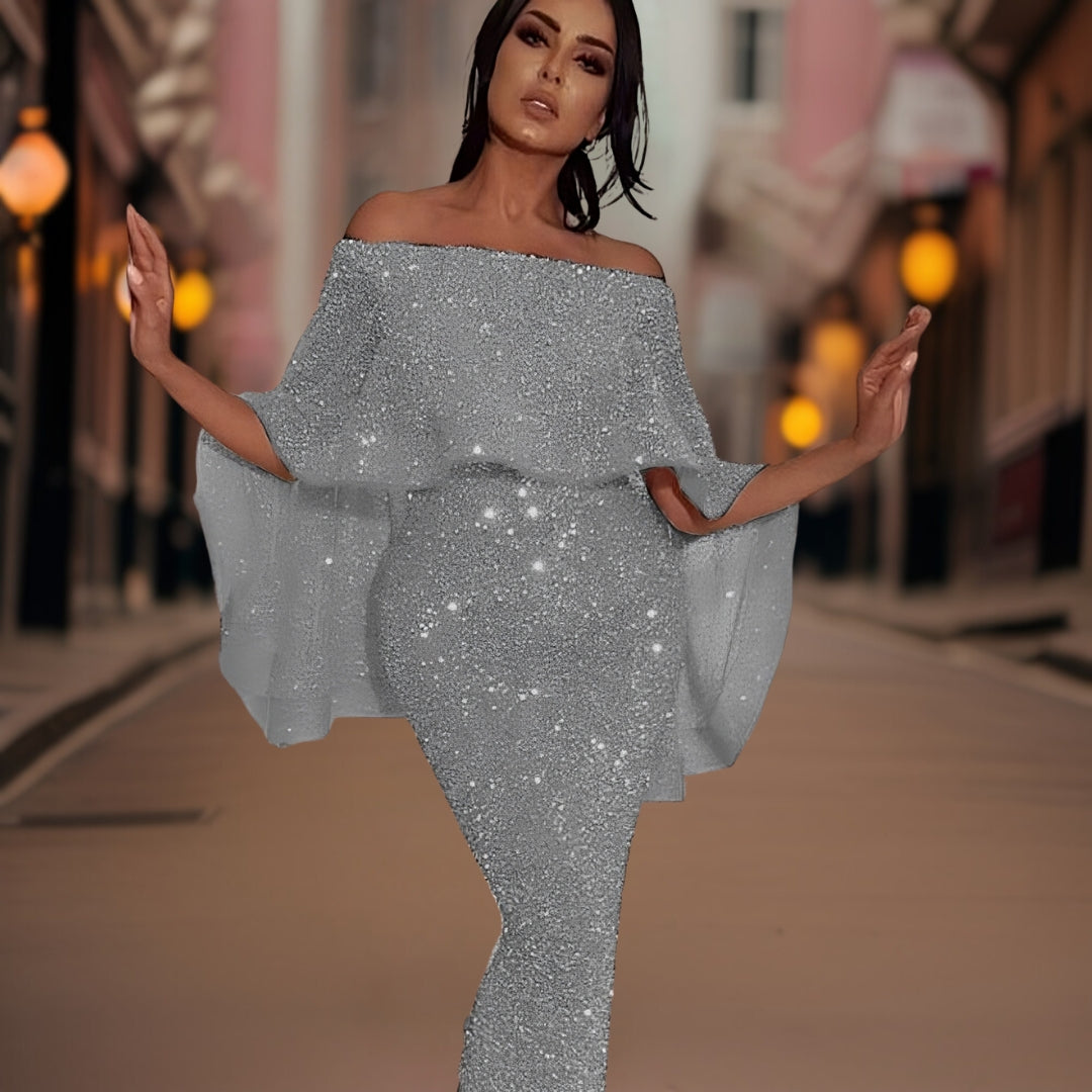 Women Dress | Off-Shoulder Full Length Design