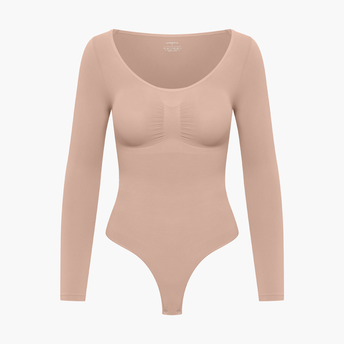 Damen Body | langärmelig mit durchgehender Fläche und Rückenöffnung