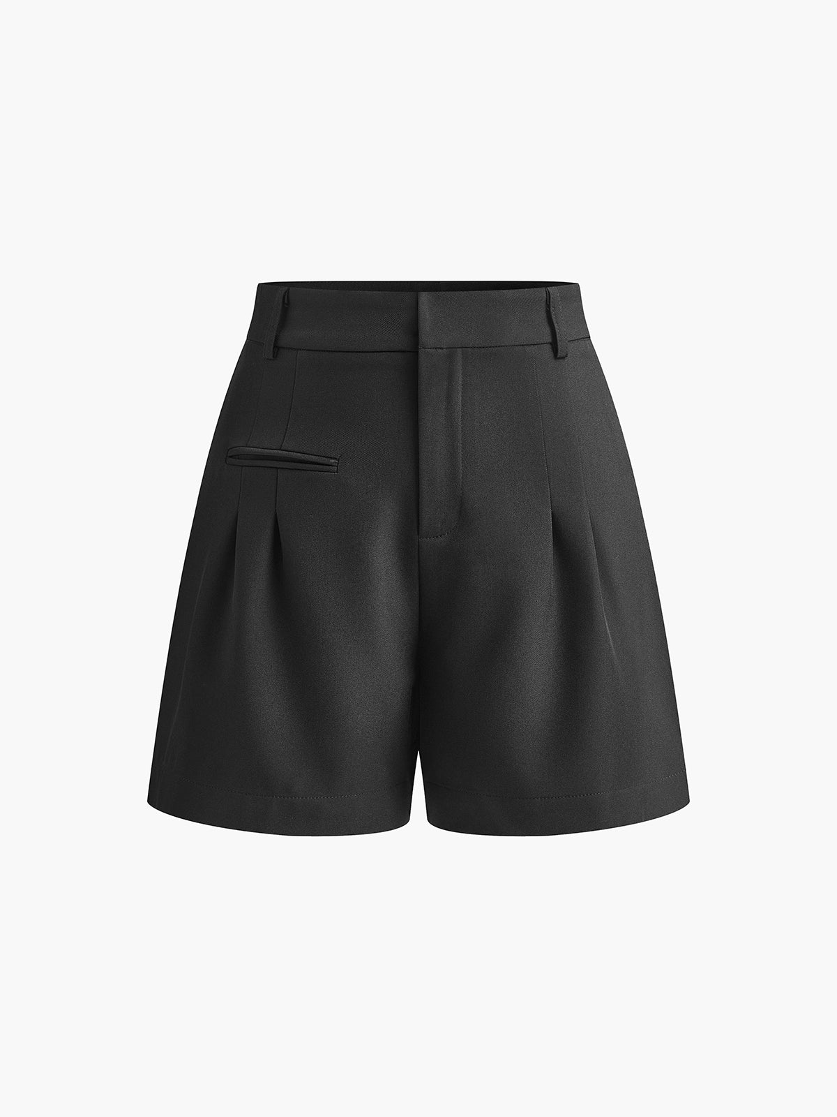 Damen Shorts | hohe Taille mit geradem Bein und Hüftabschluss
