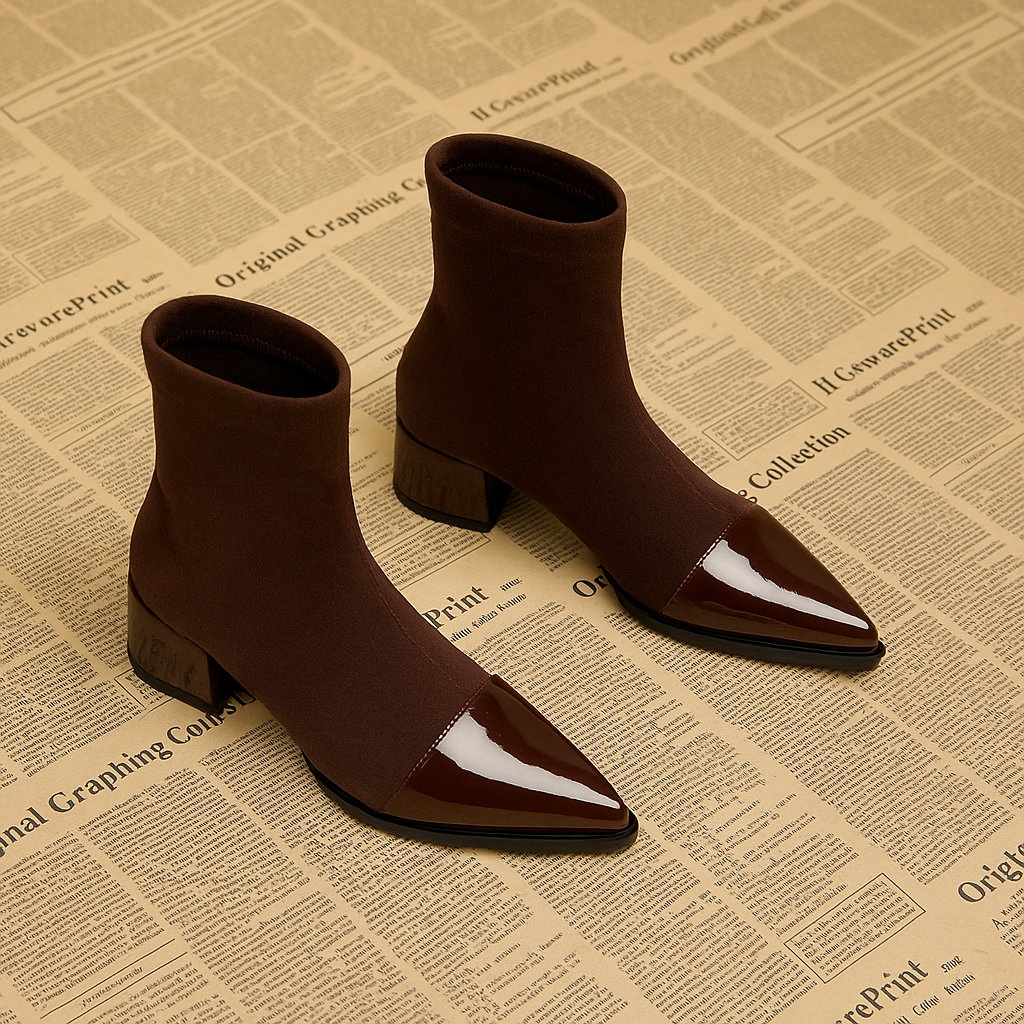 Damen Stiefeletten | Ankle Boots mit Blockabsatz