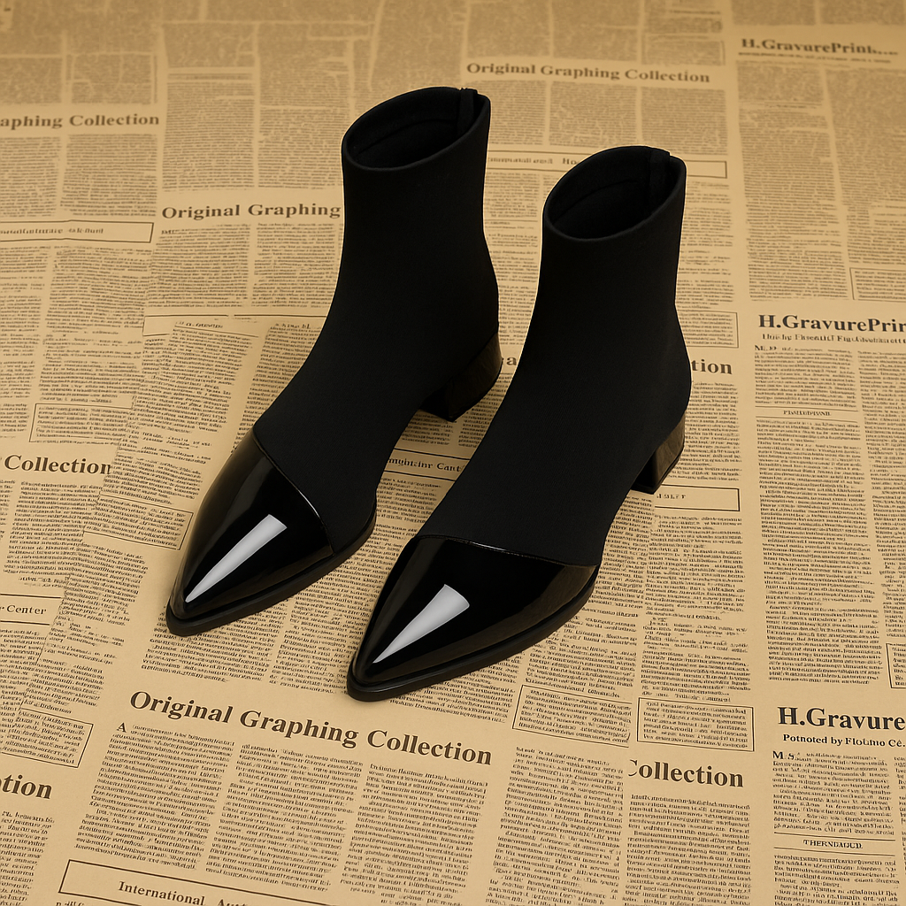 Damen Stiefeletten | Ankle Boots mit Blockabsatz