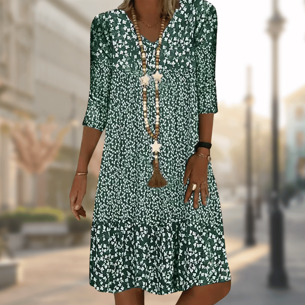 Women Dress | Short Sleeve Loose Fit