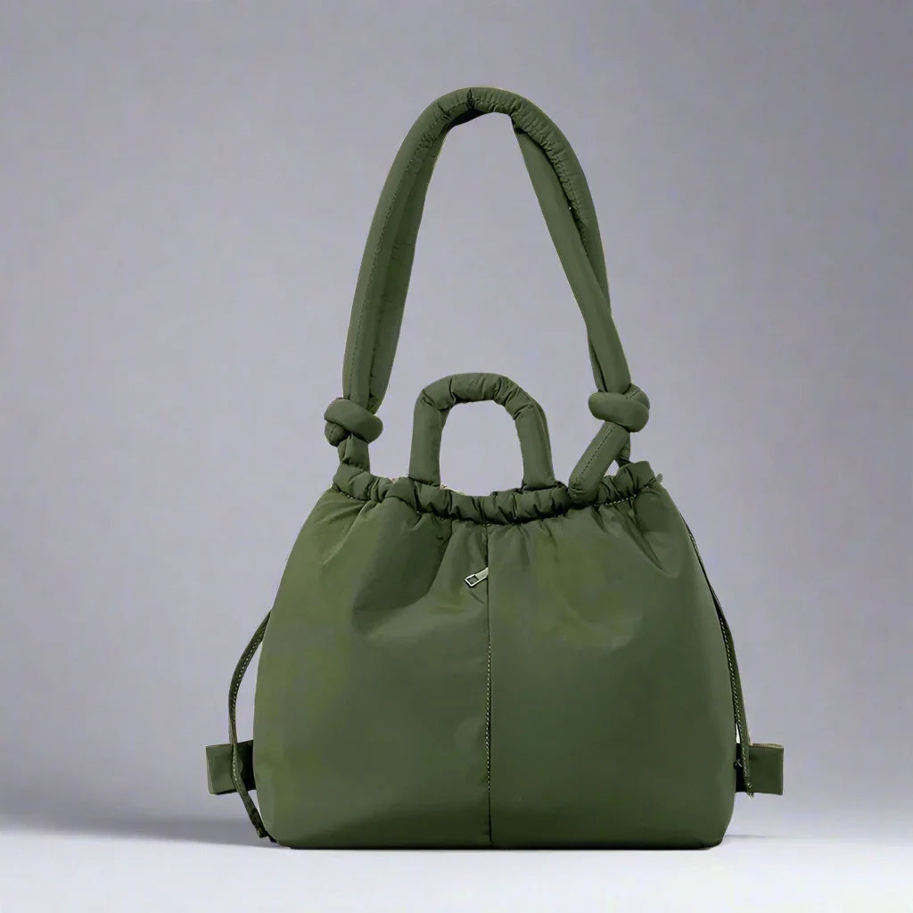 Damen Handtasche | Gepolsterte Form mit Doppelgriff