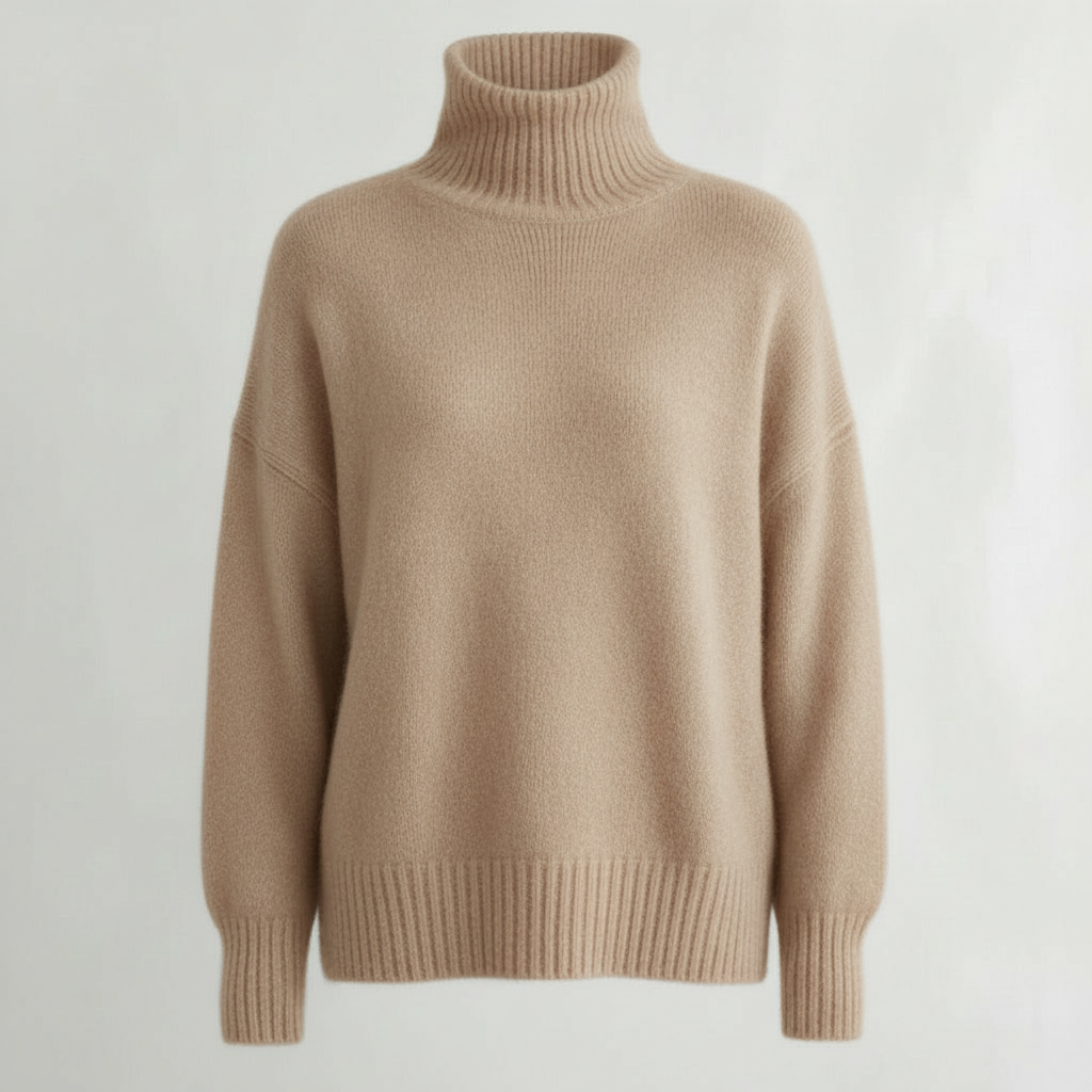 Damen Pullover | Rollkragen mit gerader Passform