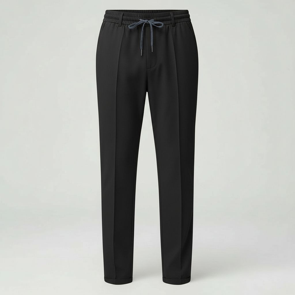 Herren Hose | gerade Passform mit elastischem Bund