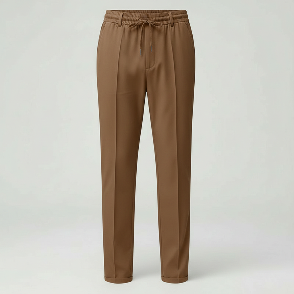 Herren Hose | gerade Passform mit elastischem Bund