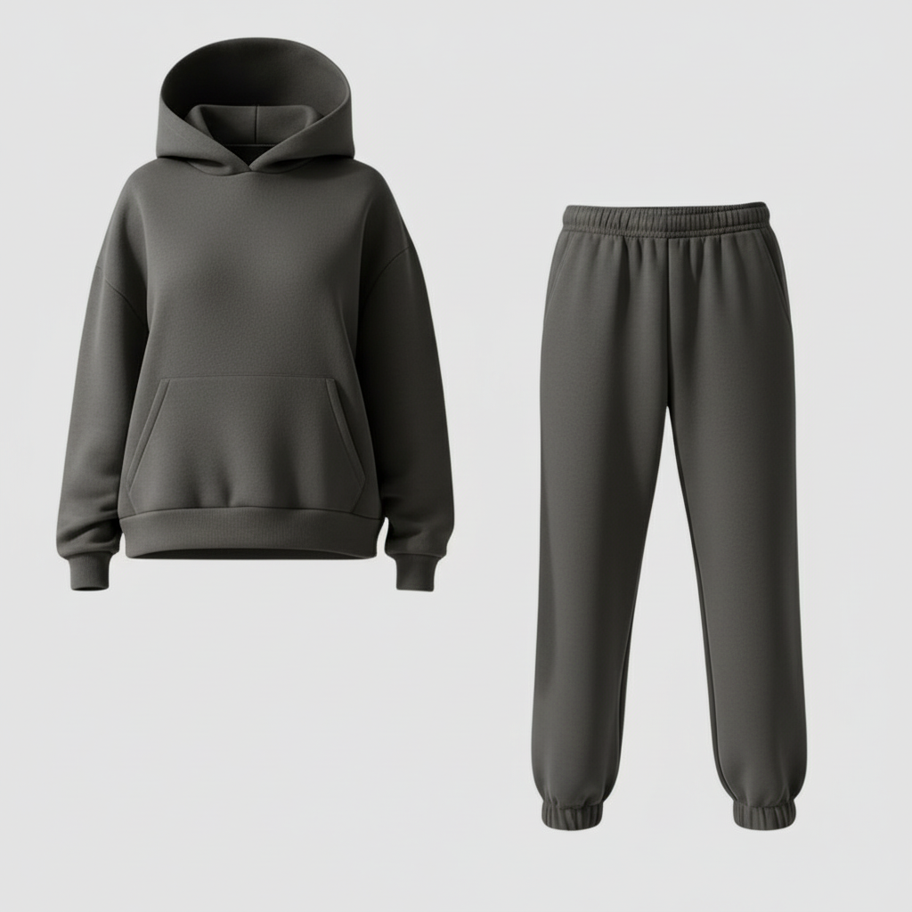 Damen Set | Oberteil mit Rundhals und passende Hose