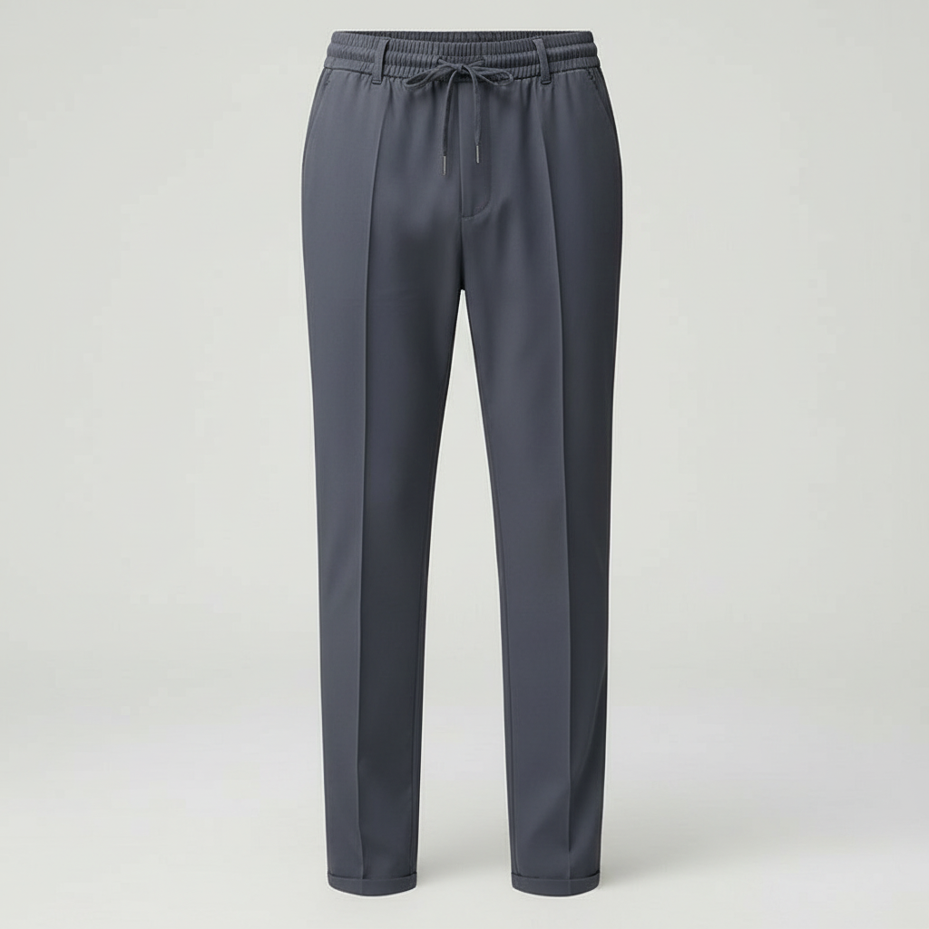 Herren Hose | gerade Passform mit elastischem Bund