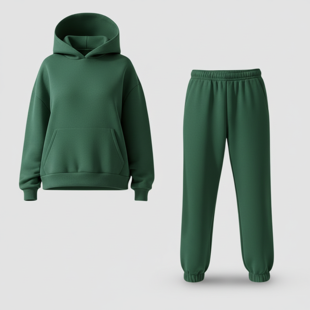 Damen Set | Oberteil mit Rundhals und passende Hose