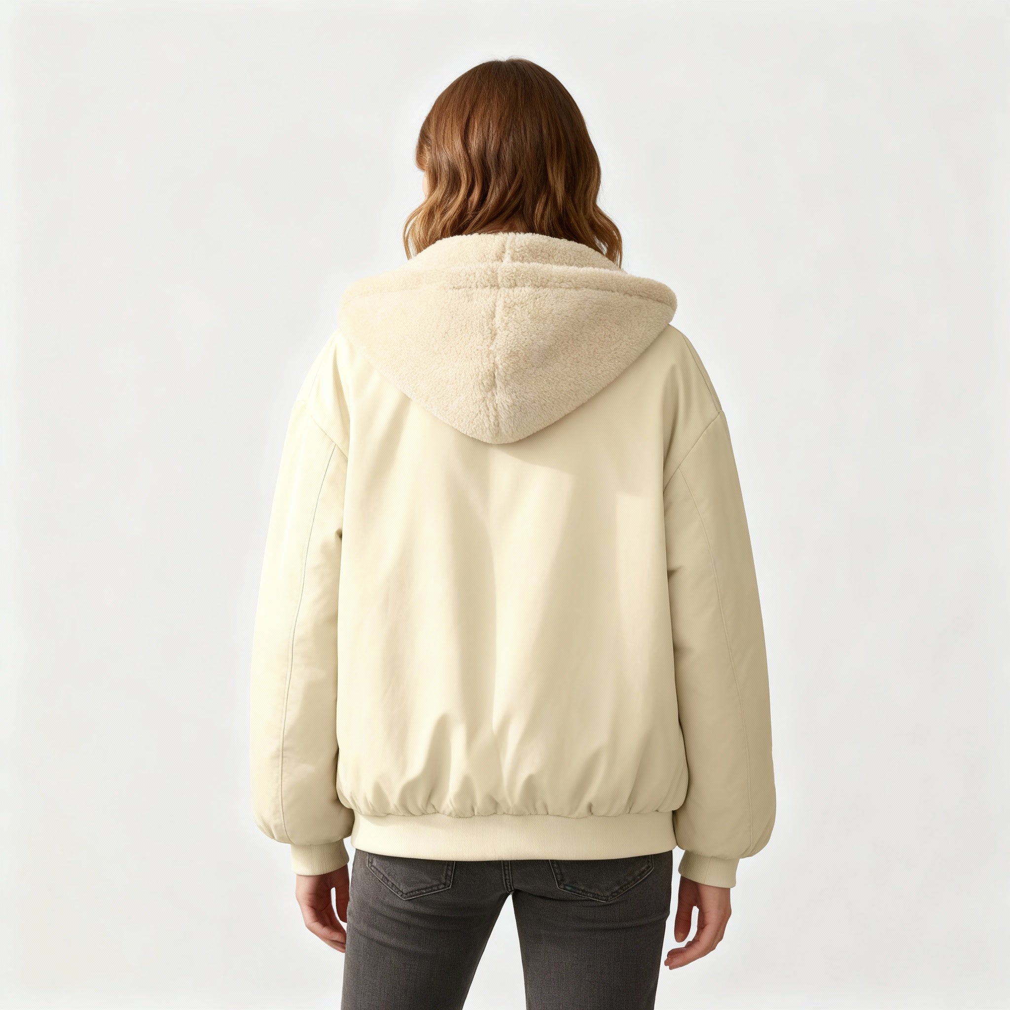 Damen Jacke | oversized Aufbau mit gesteppter Konturführung