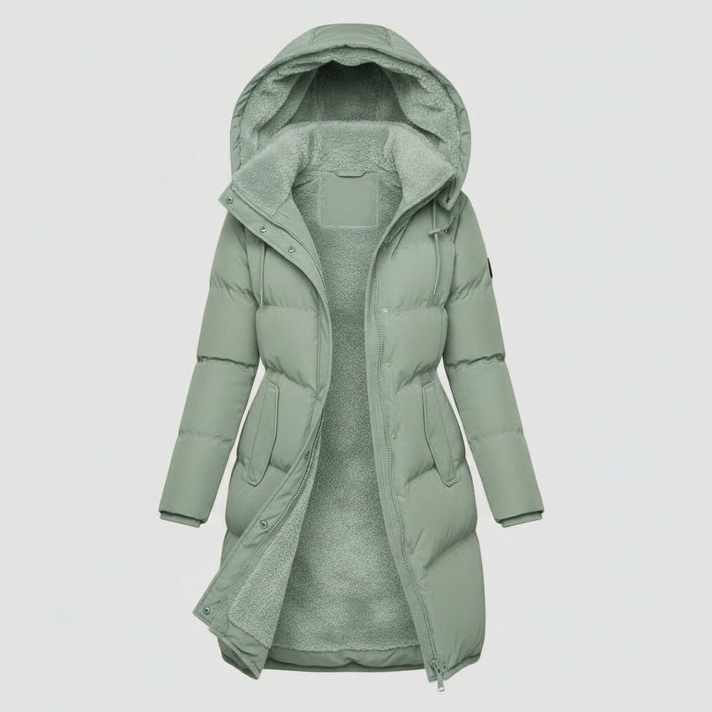 Damen Jacke | gesteppte Form mit durchgehendem Frontverschluss