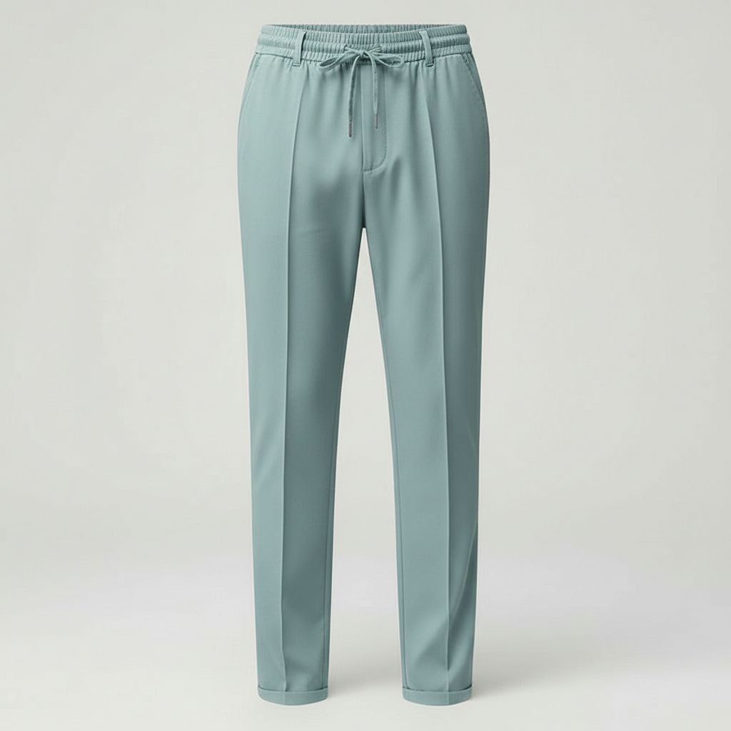 Herren Hose | gerade Passform mit elastischem Bund