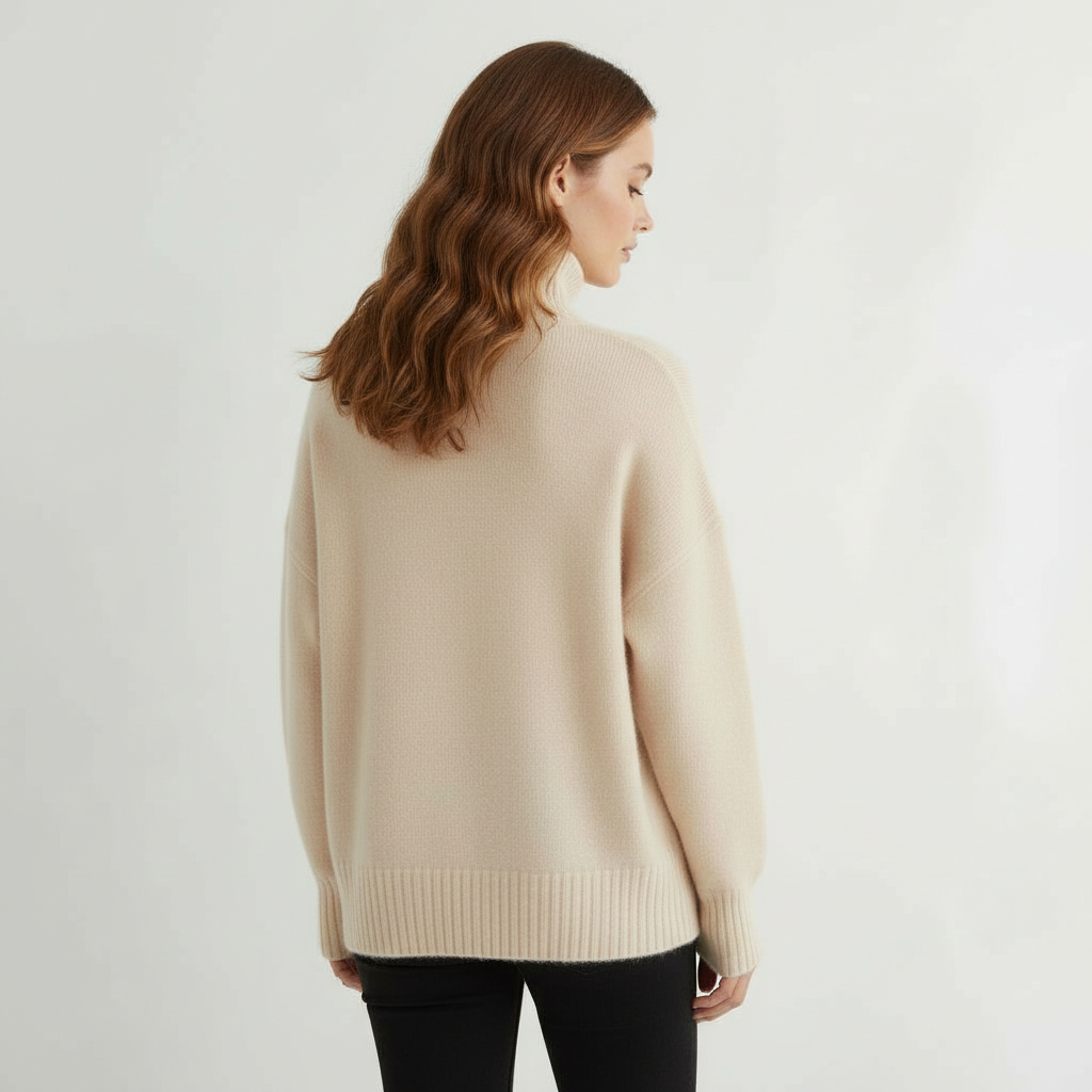 Damen Pullover | Rollkragen mit gerader Passform