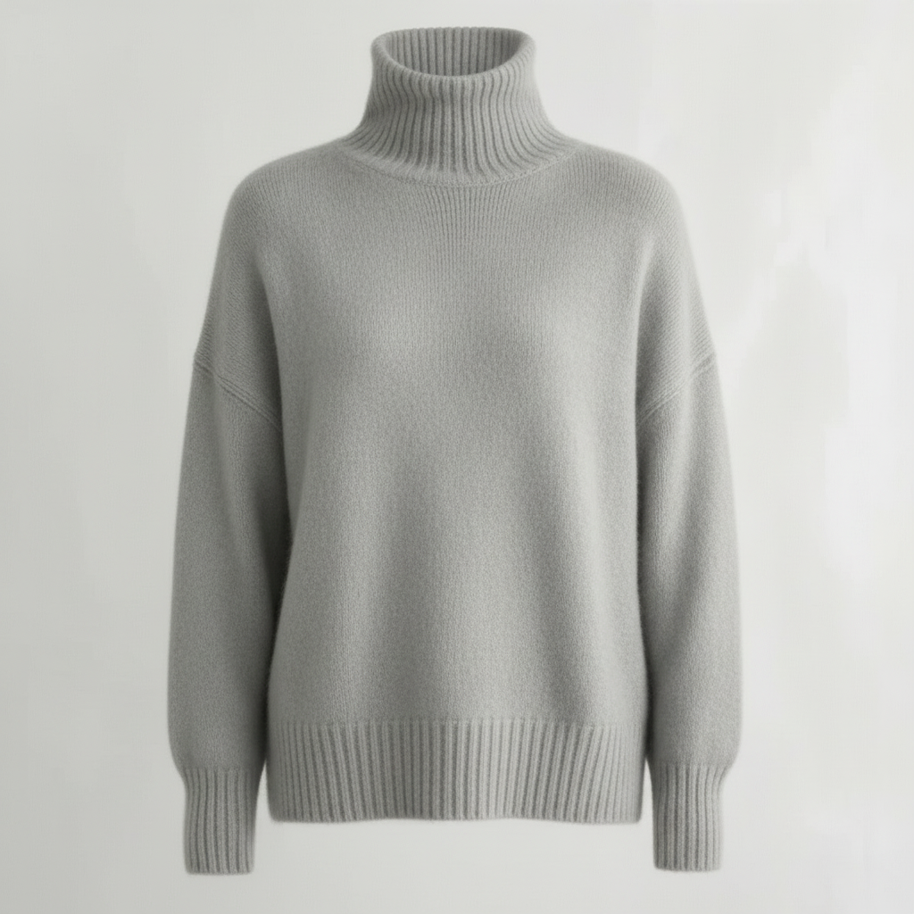 Damen Pullover | Rollkragen mit gerader Passform