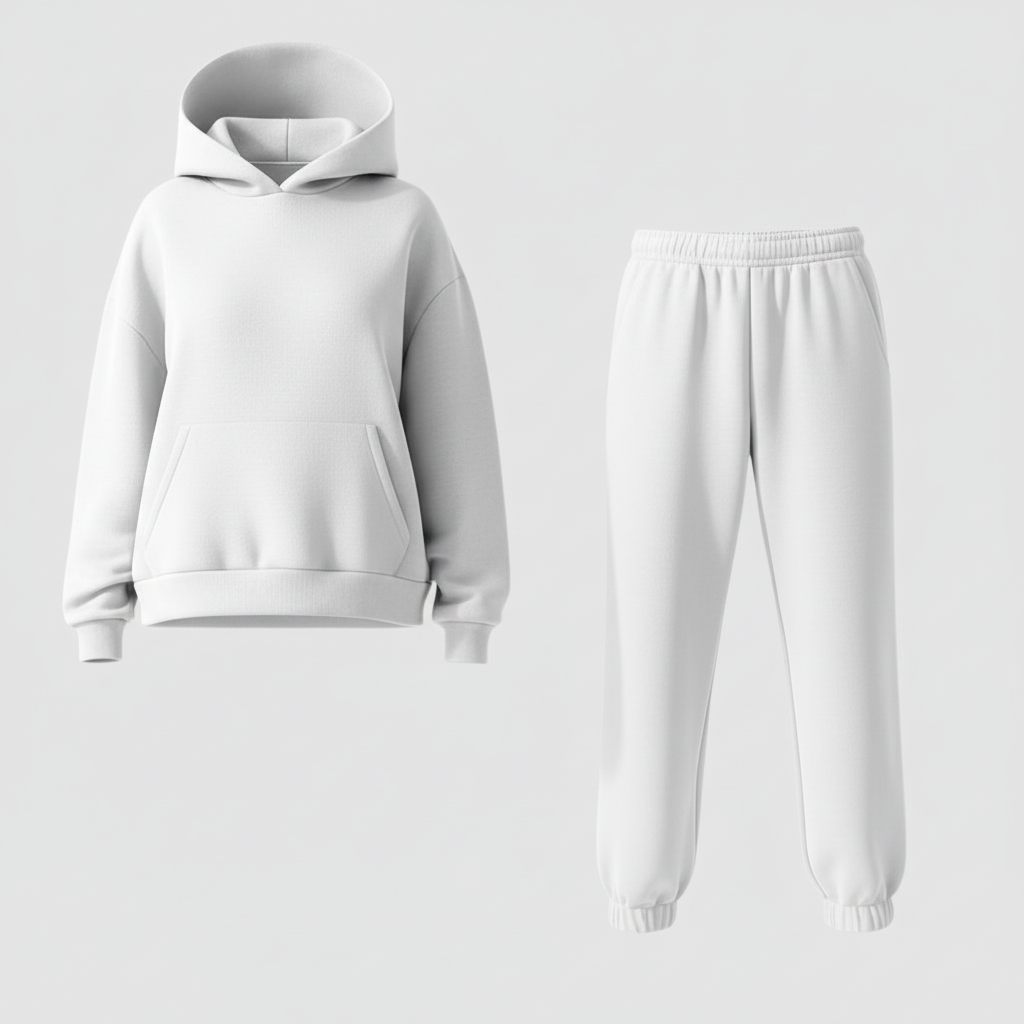 Damen Set | Oberteil mit Rundhals und passende Hose