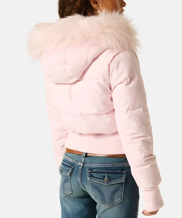 Damen Jacke | Abnehmbare Kapuze mit elastischen Bündchen