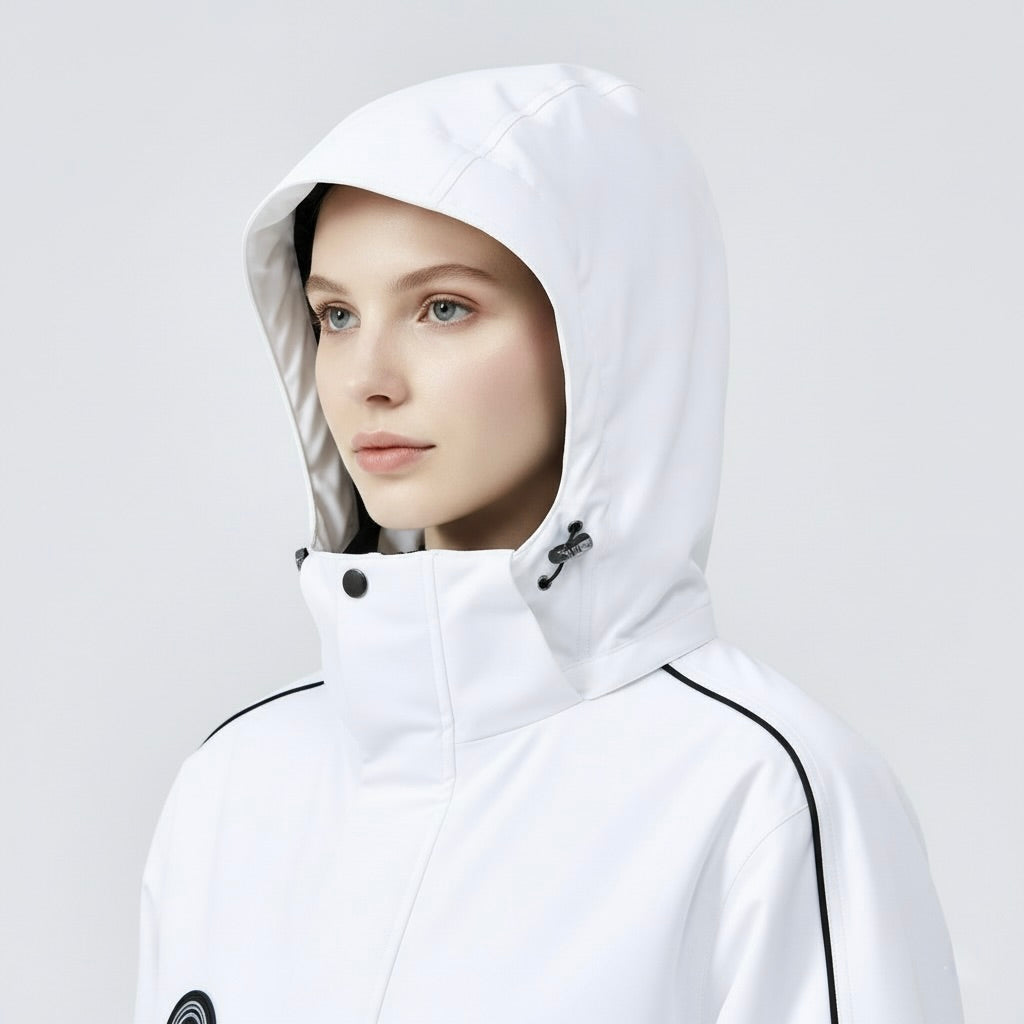Unisex Skianzug Set | Weißer Zweiteiler für Winteraktivitäten
