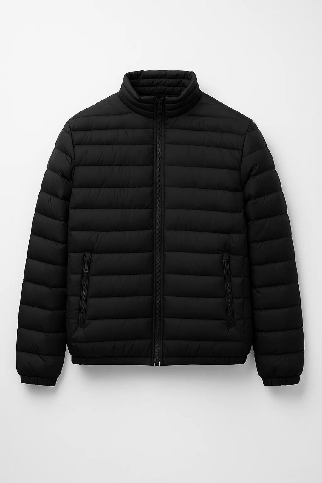 Herren Jacke | gesteppte leichte Form mit durchgehendem Verschluss
