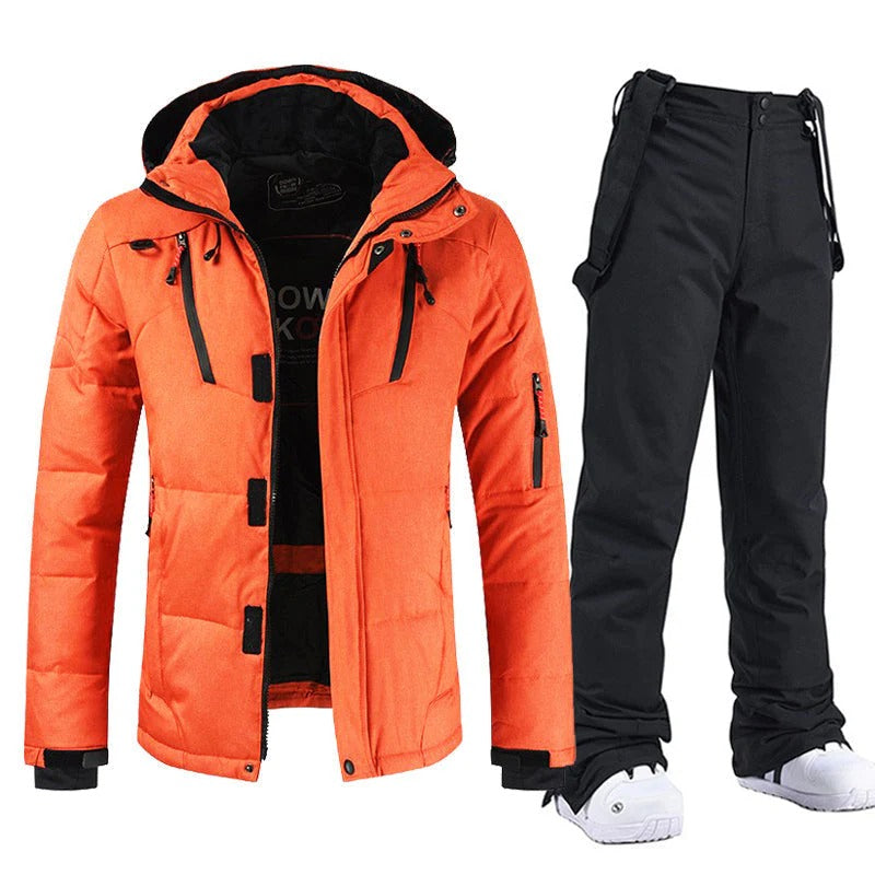 Herren Skianzug | Zweiteilige Ausführung Jacke Latzhose