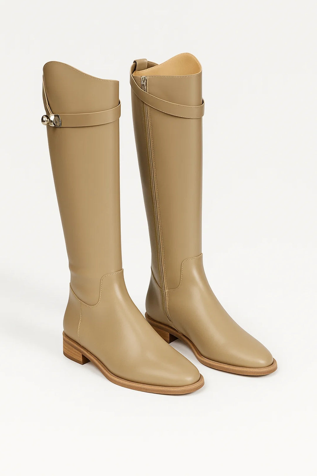 Damenstiefel | Knielange Ausführung mit Verschlussfunktion