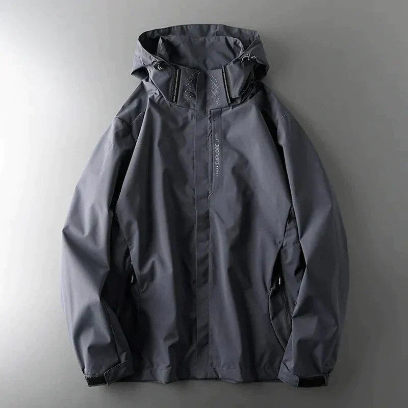 Herren-Winterjacke mit Wetterschutz | Kapuzenform