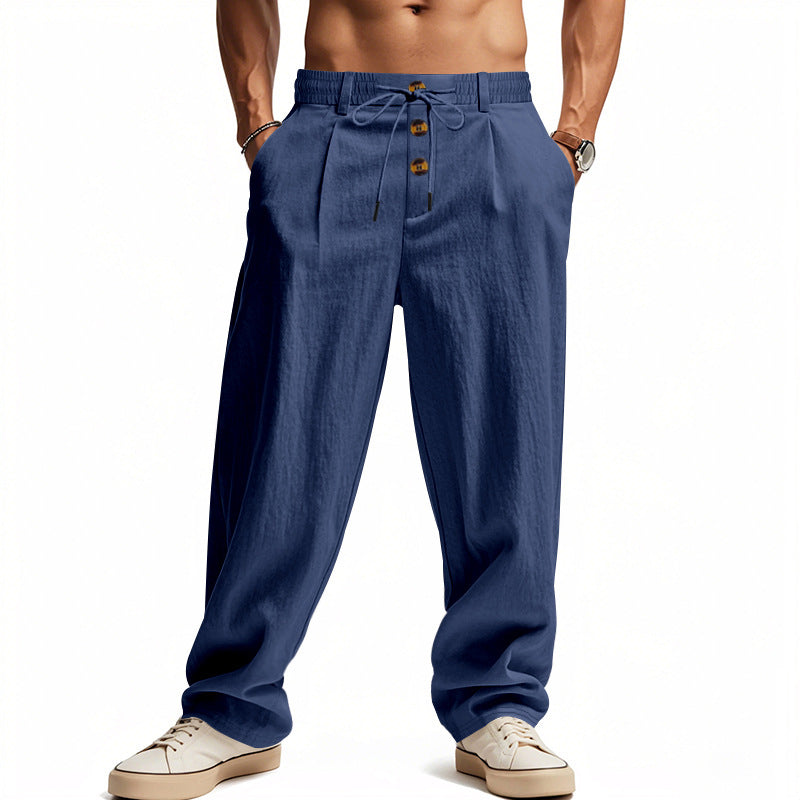 Herren Hose | elastischer Bund mit Kordelzug