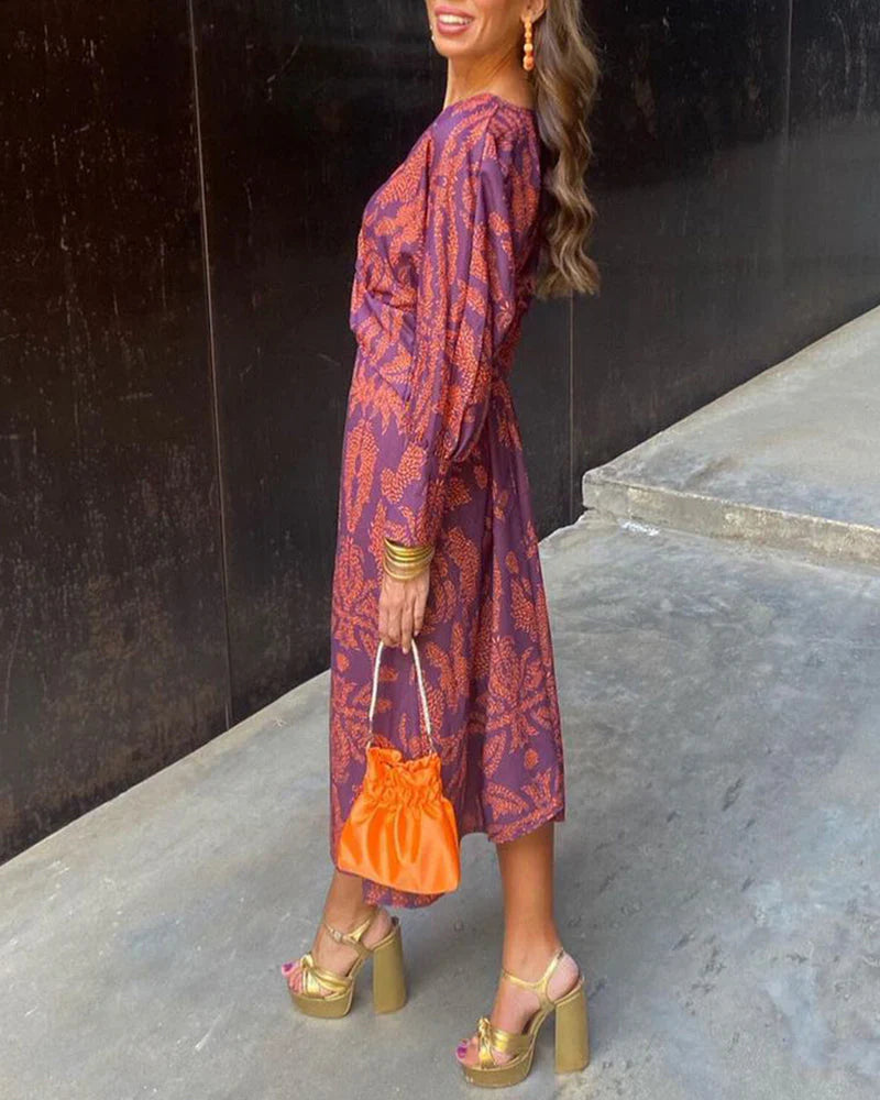 Women Midi Dress | Twist Front Design