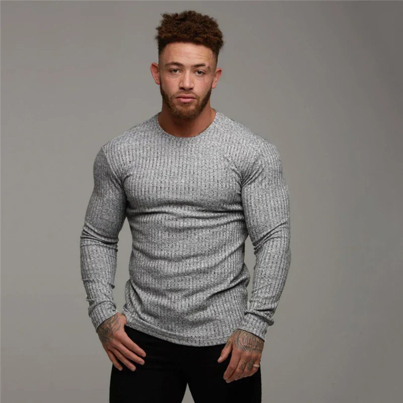 Pullover Herren | Rundhalsausschnitt mit Gerader Form