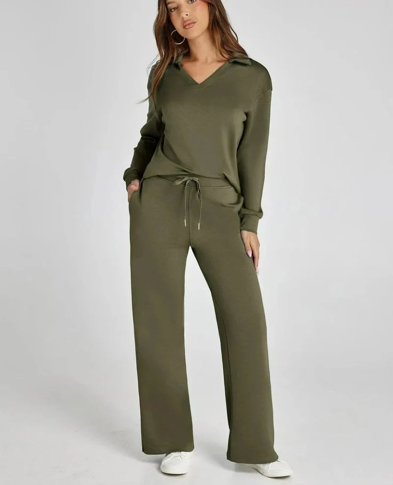 Damen Lounge-Set | zweiteilige Ausführung mit Top und Hose